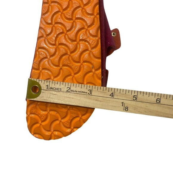 Birkenstock 37 US 6 Pink Wool Felt Sandals With Dual Adjustable Straps & Cork So - Picture 11 of 11